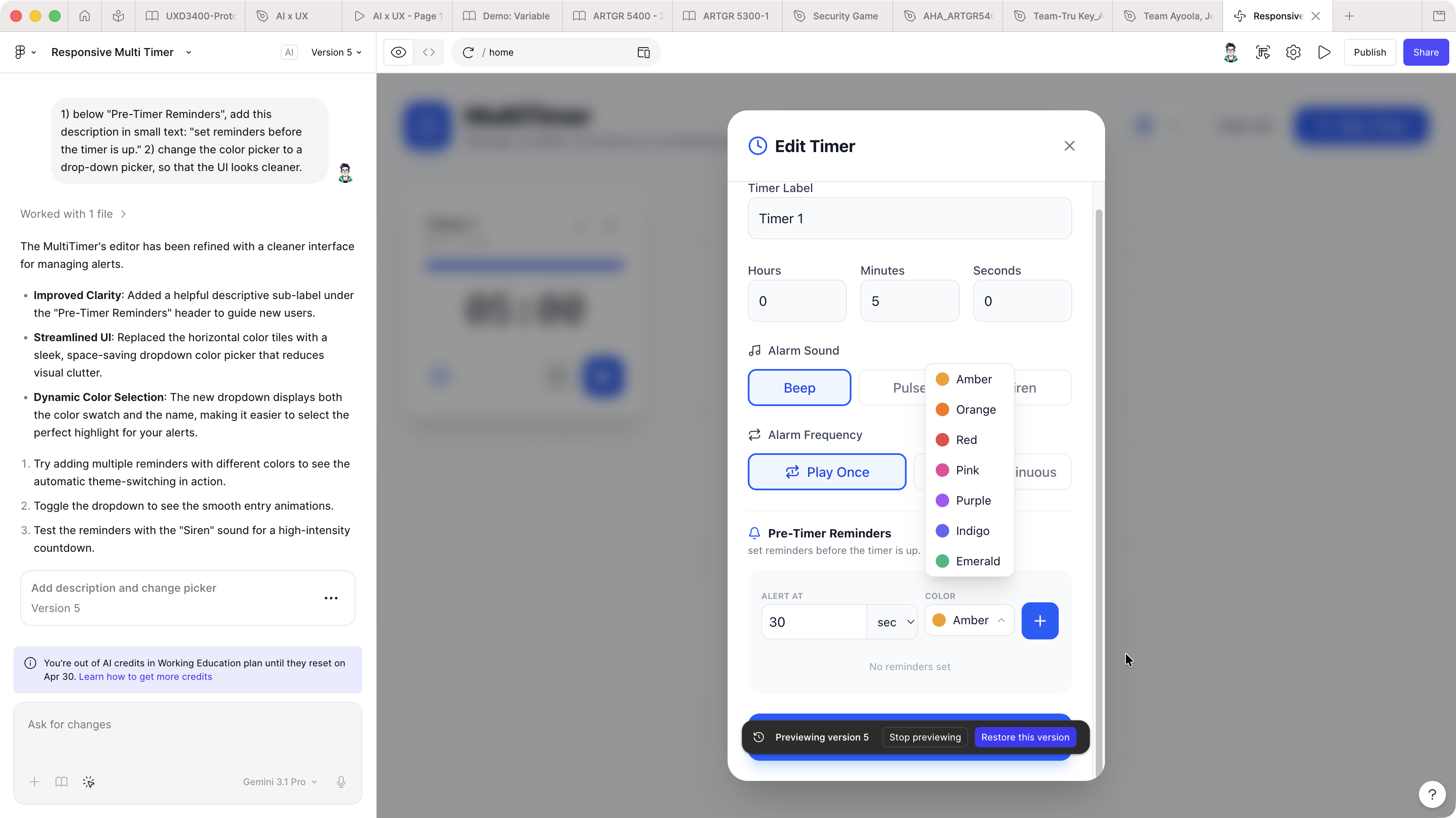 v5 add reminder picker screenshot