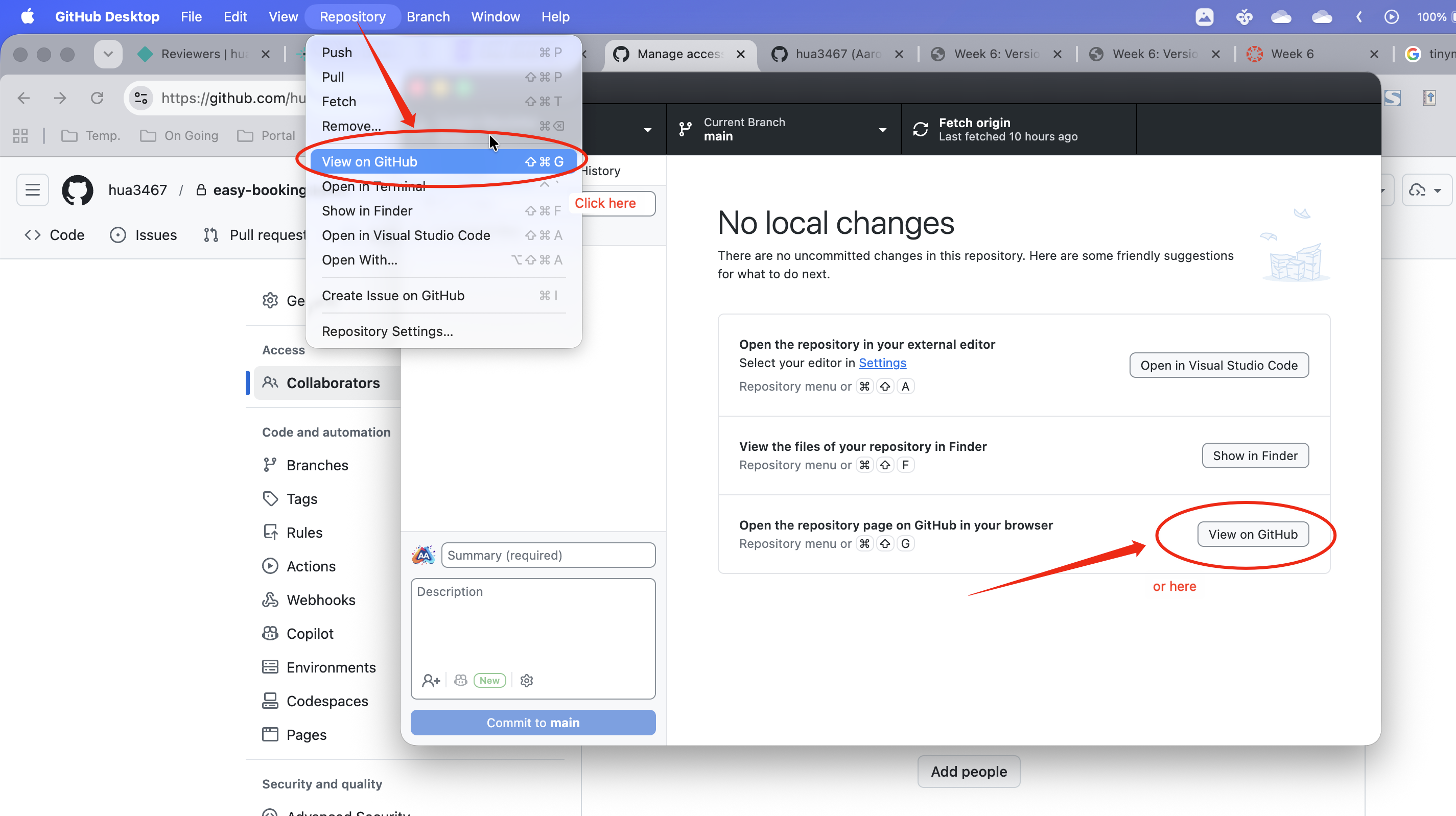 How to invite collaborators to your GitHub repository